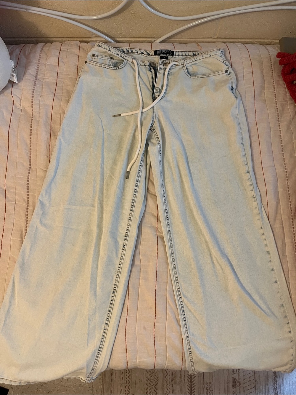 LOW RISE DRAWSTRING PANTS